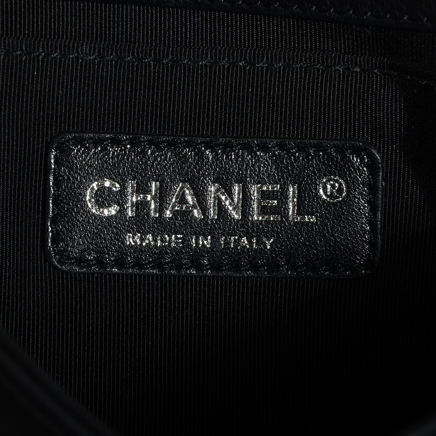 Chanel Metallic Calfskin Quilted Small Boy Flap Black 8 of 9