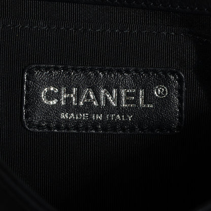 Chanel Metallic Calfskin Quilted Small Boy Flap Black 8 of 9