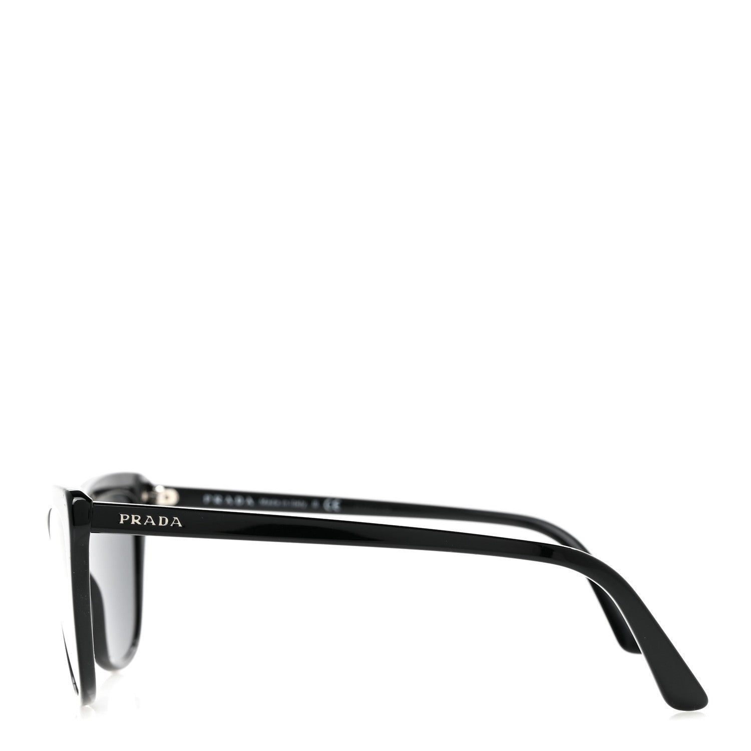 Prada Acetate Cat Eye Sunglasses SPR 01V Black 3 of 9