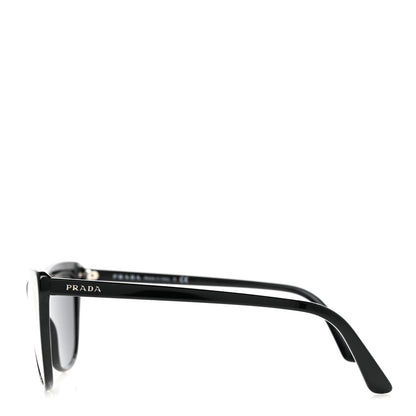Prada Acetate Cat Eye Sunglasses SPR 01V Black 3 of 9