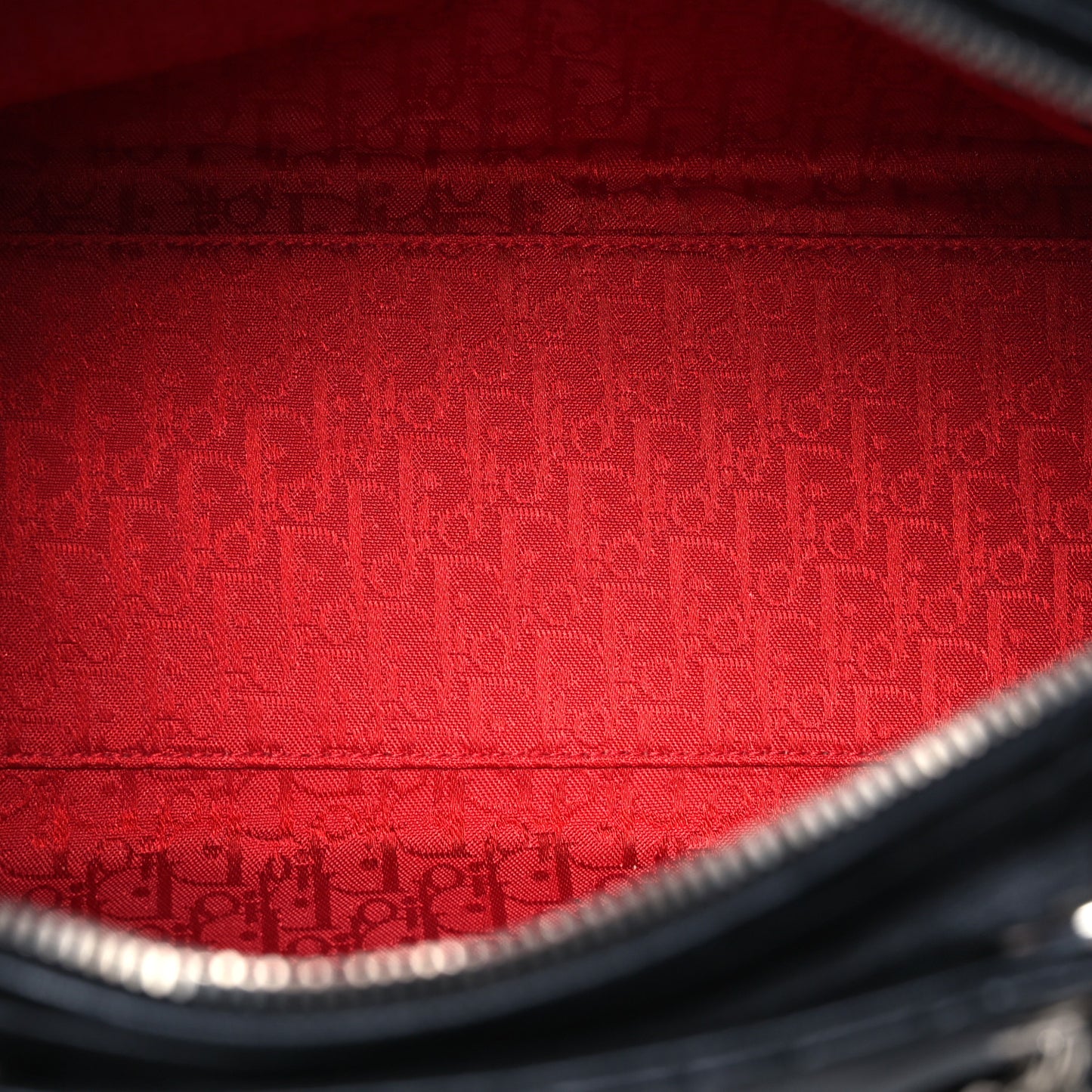 Lambskin Cannage Large Lady Dior Black