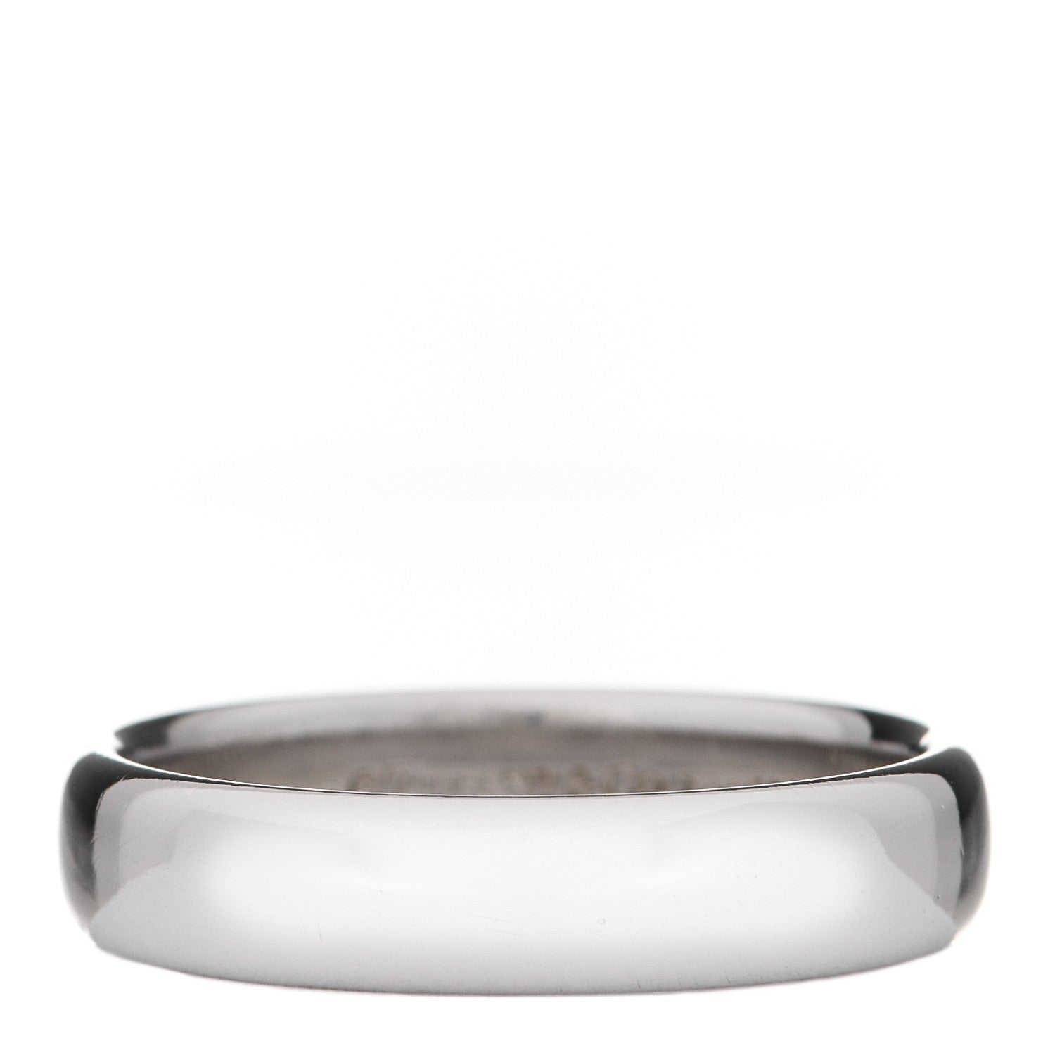 Tiffany Platinum 4.5mm Classic Wedding Band Ring 58 8.25 1 of 5