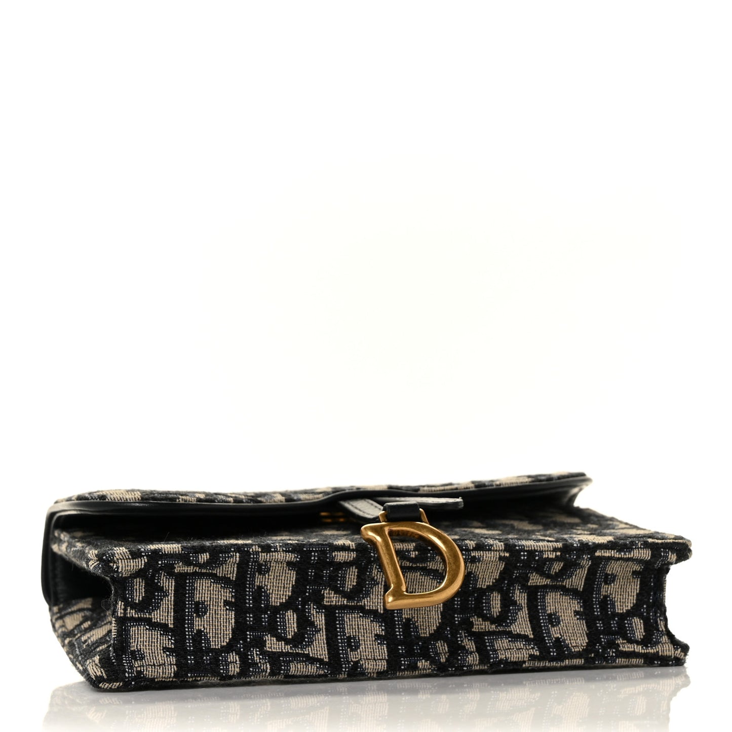 Oblique Saddle Belt Bag Blue