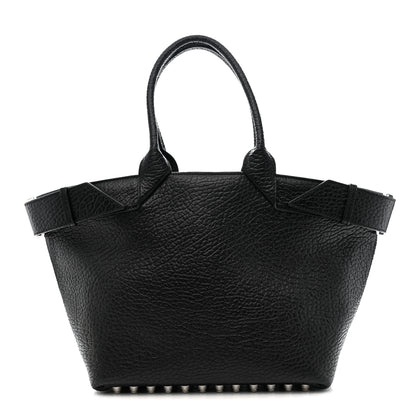 Alexander Wang Pebbled Calfskin Rhett Large Tote Black Silver Hardware 1 of 10