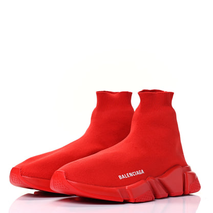 Balenciaga Neoprene Knit Mens Speed Sneakers 40 Rouge 3 of 6