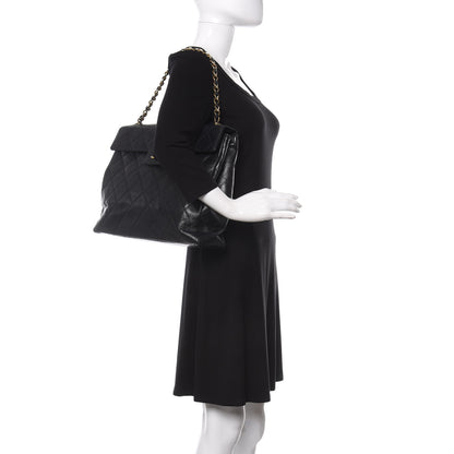 Chanel Caviar Quilted Single Flap Black 2 of 14