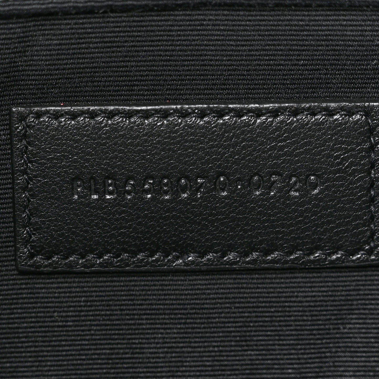 Calfskin Crocodile Embossed Tablet Pouch Black