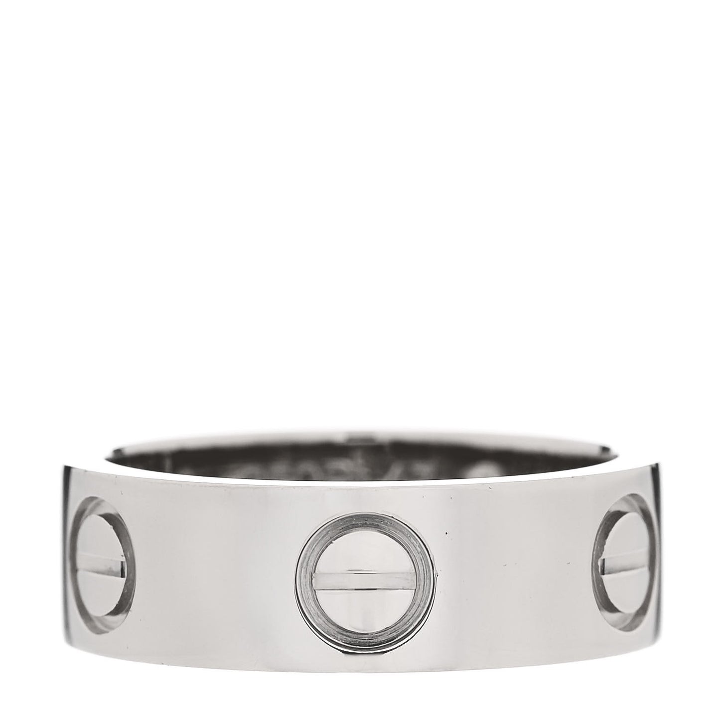 Platinum 5.5mm LOVE Ring 47 4