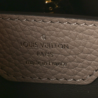 Louis Vuitton Taurillon Snakeskin Capucines BB Galet 6 of 8
