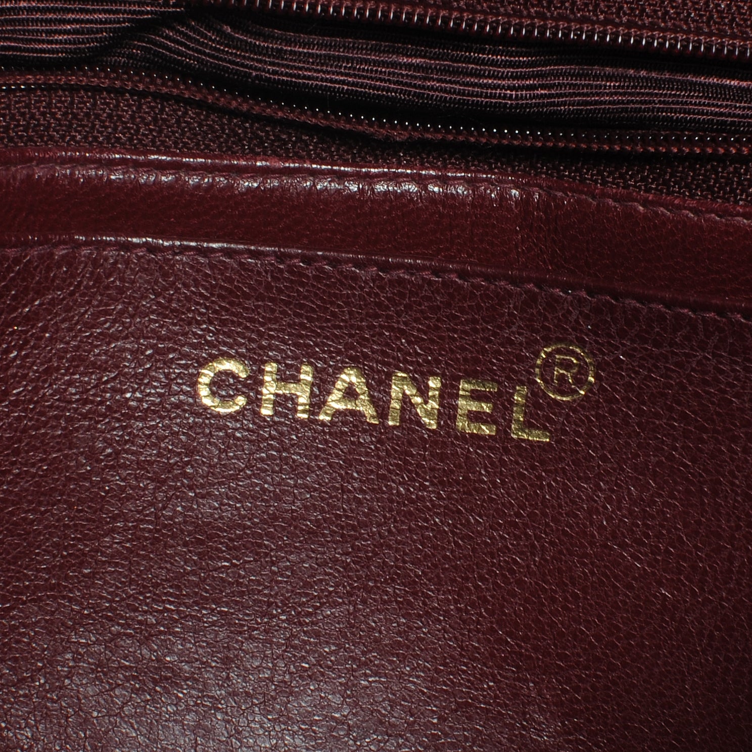 Chanel Lambskin Vertical Quilt Jumbo Flap Dark Red 7 of 8