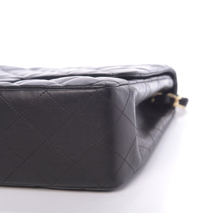 Chanel Lambskin Quilted Jumbo Single Flap Black 9 of 15