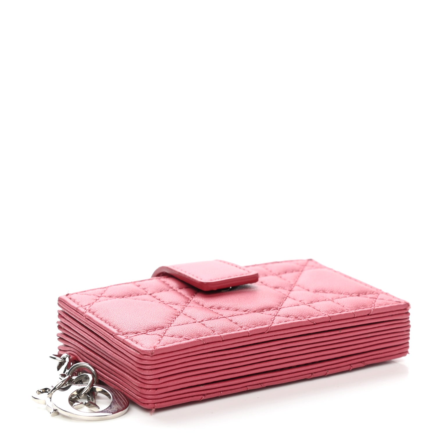 Christian Dior Lambskin Cannage Lady Dior 5-Gusset Card Holder 4 of 8
