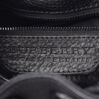 Burberry Calfskin Mason Warrior Studded Hobo Black 8 of 19
