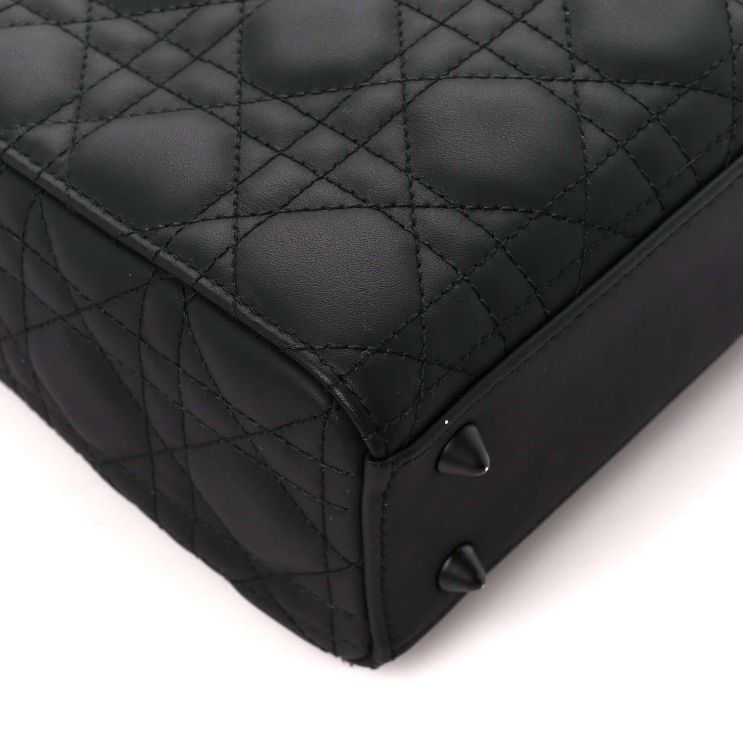 Christian Dior Ultra Matte Calfskin Cannage Small My ABCDior Lady Dior Black 10 of 11