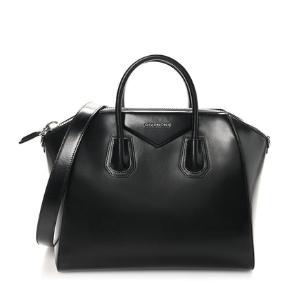 Givenchy Shiny Lord Calfskin Medium Antigona Black 1 of 10