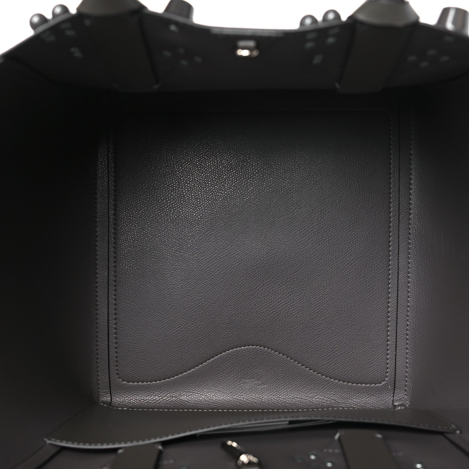 Christian Louboutin Calfskin Empire Spike Studded Small Cabachic Tote Rocket 5 of 9