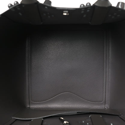 Christian Louboutin Calfskin Empire Spike Studded Small Cabachic Tote Rocket 5 of 9