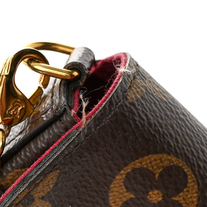 Louis Vuitton Monogram Pochette Felicie Chain Wallet Fuchsia 22 of 24