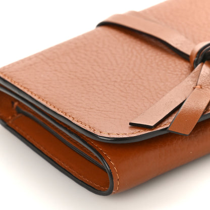 Chloe Calfskin Alphabet Compact Wallet Blush Brown 7 of 8