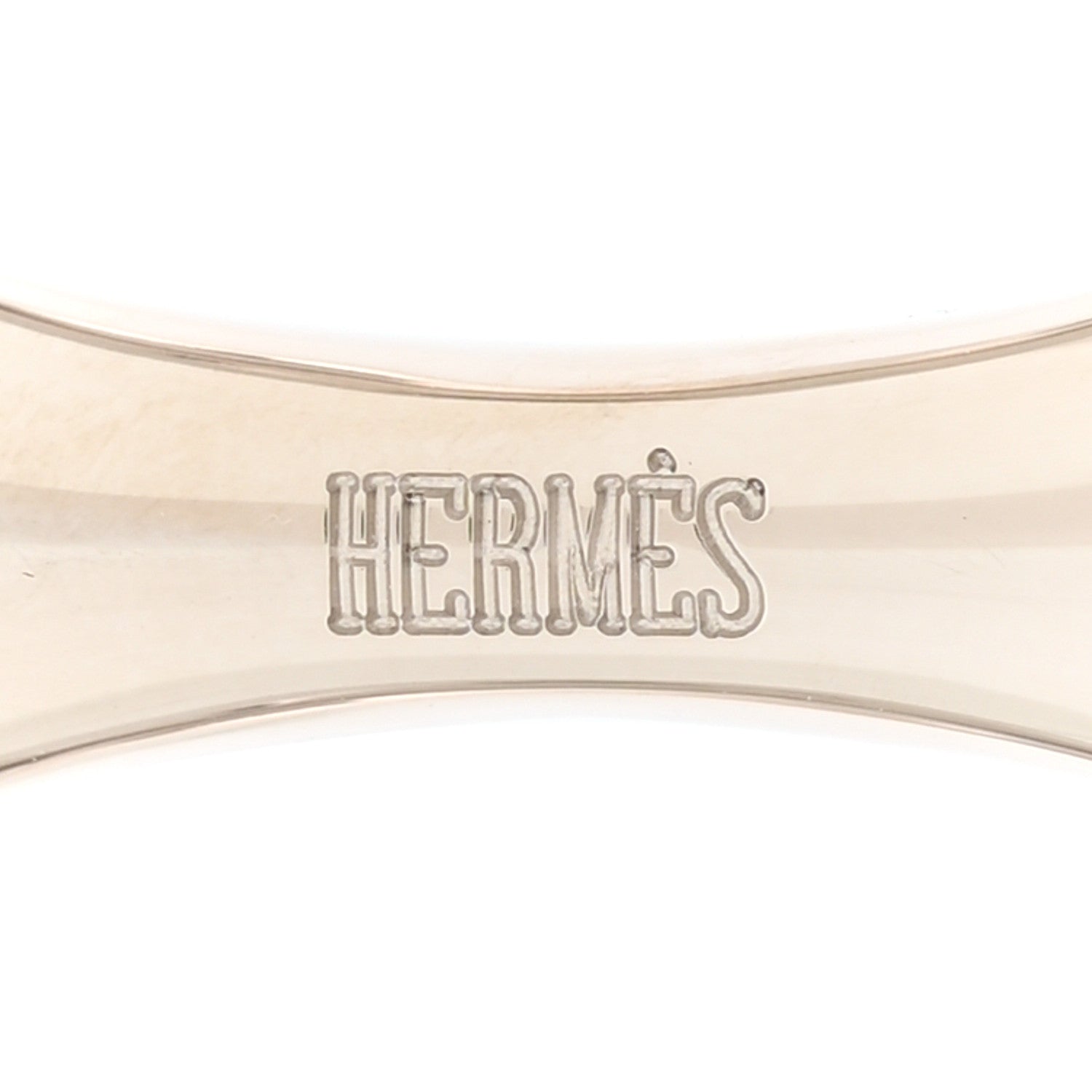 Hermes Palladium Chaine D'Ancre Scarf Ring 2 of 3