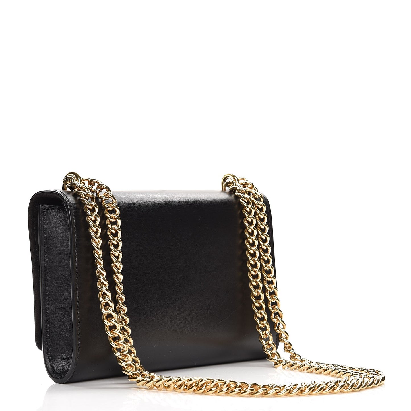 Calfskin Chain Louise MM Black
