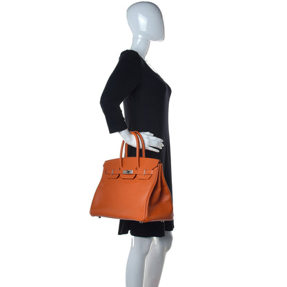 Hermes Epsom Birkin 35 Orange 2 of 34