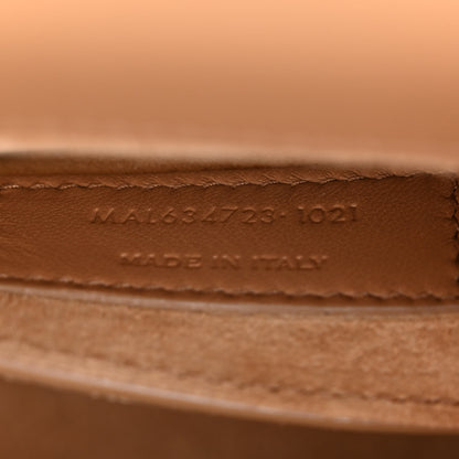Saint Laurent Smooth Calfskin Medium Monogram Sunset Satchel Natural Tan 7 of 10