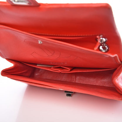 Chanel Aged Glazed Calfskin Quilted 2.55 Reissue 226 Flap Red 6 of 14