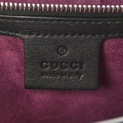 Gucci Regent Calfskin Bamboo Medium Lady Lock Top Handle Bag Black 7 of 10