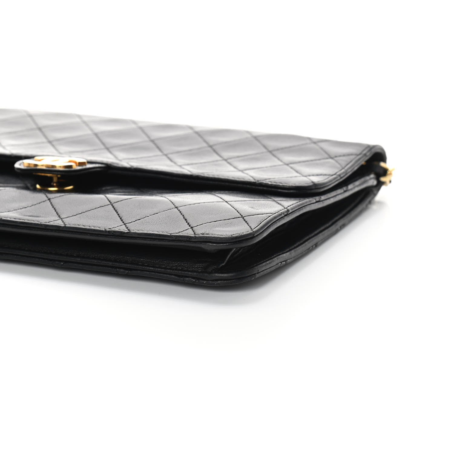 Chanel Lambskin Quilted Jumbo Single Flap Black 8 of 8