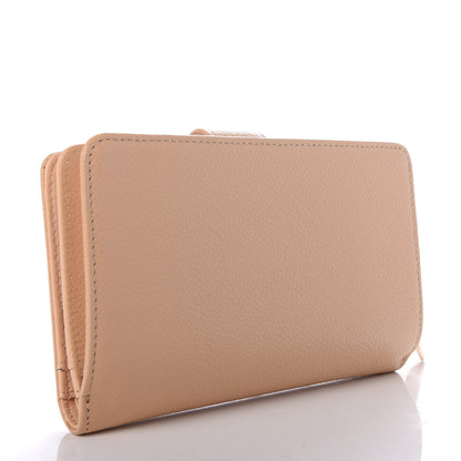 Chanel Caviar Timeless CC French Wallet Beige 3 of 7