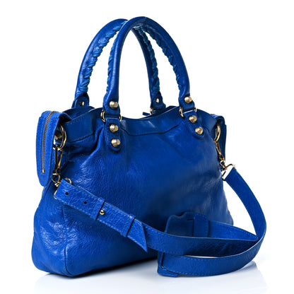 Balenciaga Agneau Giant 12 Gold Hardware Town Blue Lazuli 3 of 12