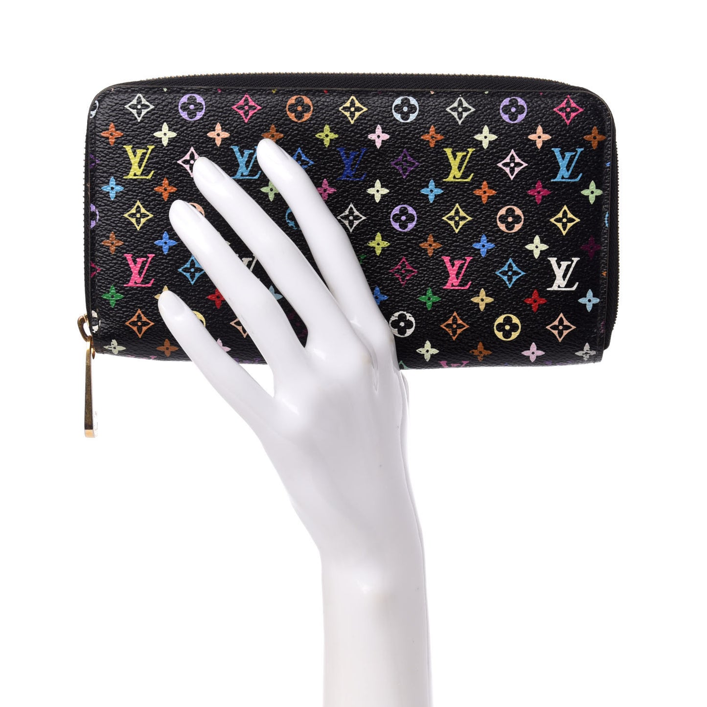 Monogram Multicolor Zippy Wallet Black Grenade