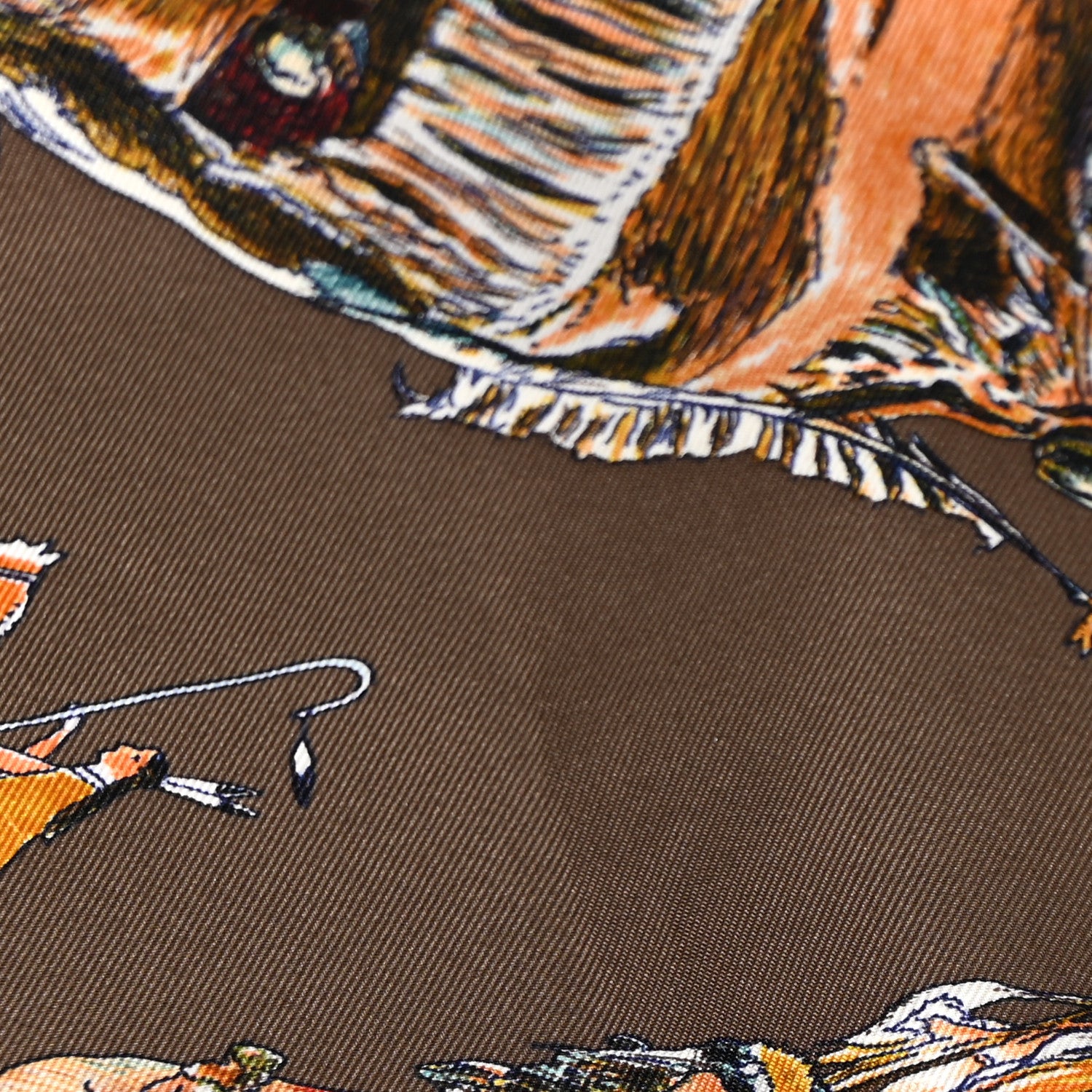 Hermes Silk Les Danses Des Indiens Scarf 90 5 of 10
