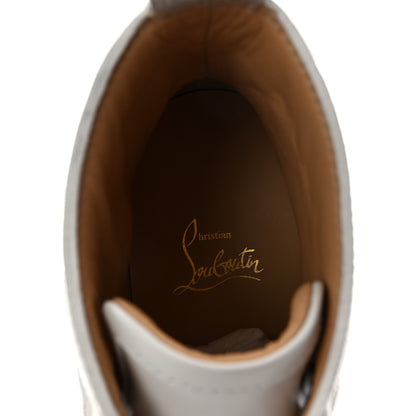 Christian Louboutin Calfskin Mens Louis Flat Sneakers 39 White 8 of 9