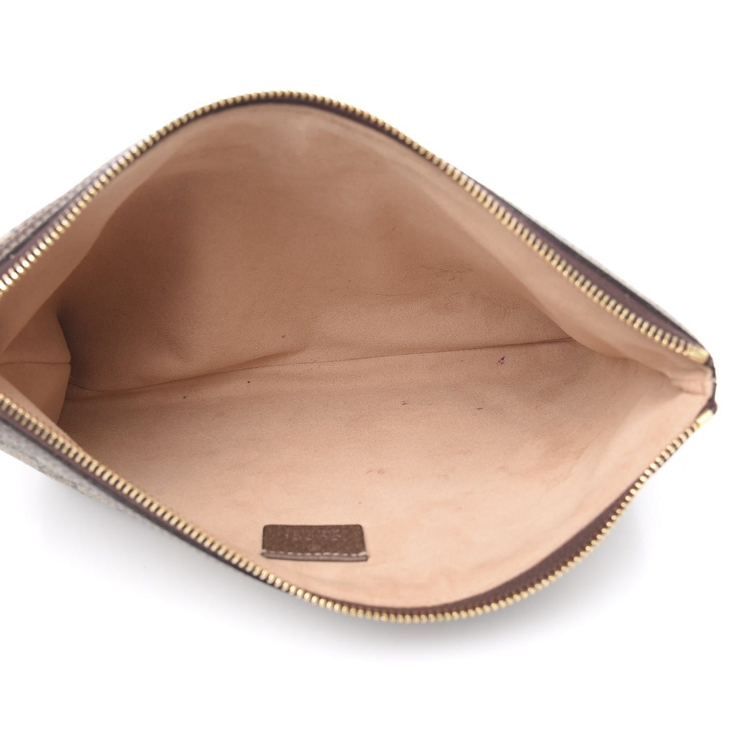 Gucci GG Supreme Monogram Large Ophidia Pouch Clutch Brown 7 of 15