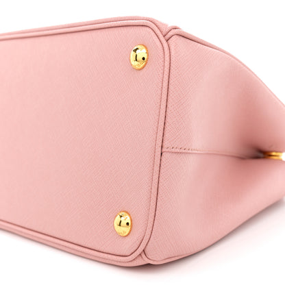 Prada Saffiano Lux Small Double Zip Tote Orchidea 11 of 11