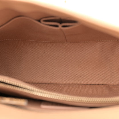 Chanel Caviar Lizard Embossed Quilted Small Coco Handle Flap Beige 5 of 13