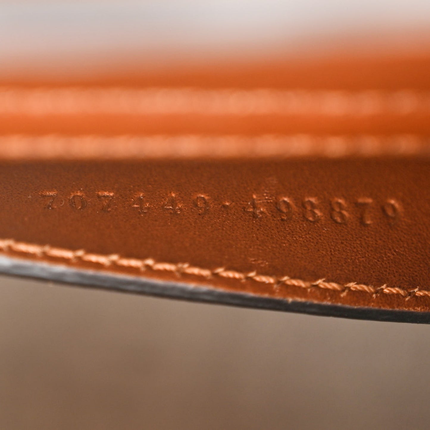 New Canvas Charisma Calfskin Crystal GG Monogram Mini Diana Tote Bag Camel Ebony