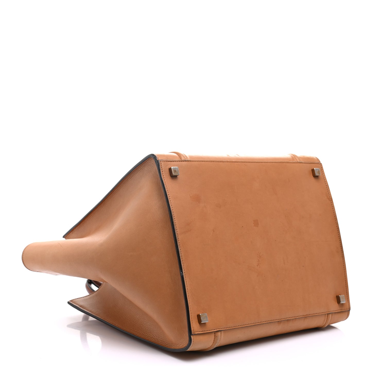 Natural Calfskin Medium Phantom Luggage Tan