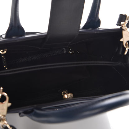 Chanel Grained Calfskin Mini Neo Executive Shopper Tote Navy 6 of 8