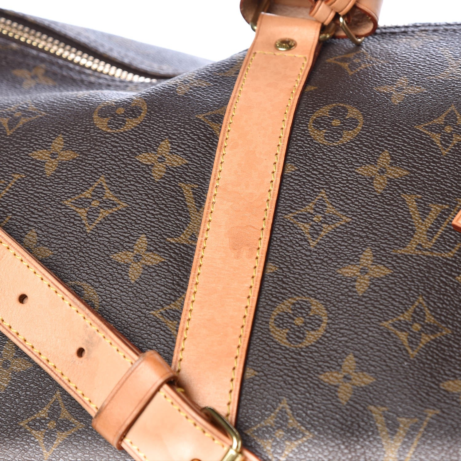 Louis Vuitton Monogram Keepall Bandouliere 55 14 of 16