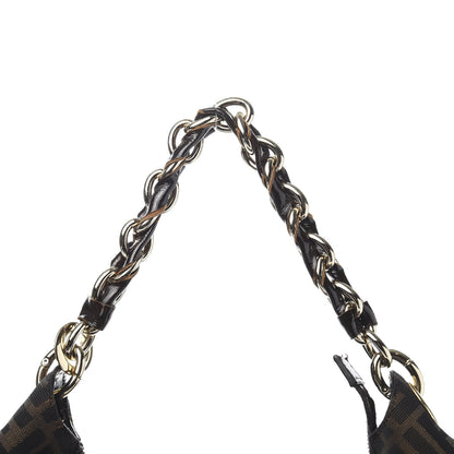 Fendi Zucca Patent Mia Hobo Tobacco 11 of 12