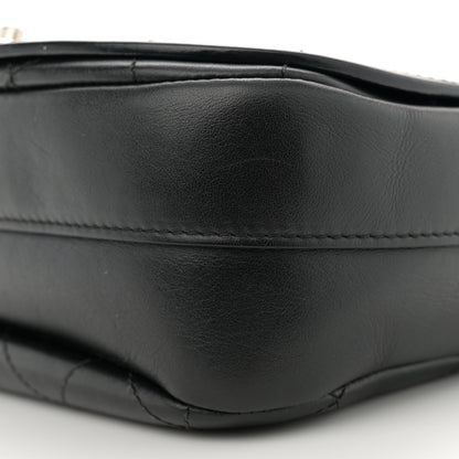 Chanel Calfskin Stitched Ring My Bag Flap Crossbody Bag Black 10 of 11