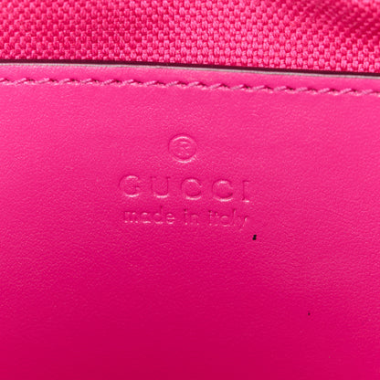 Gucci Calfskin Matelasse Monochrome Small GG Marmont Chain Shoulder Bag Classic Fuxia 6 of 13