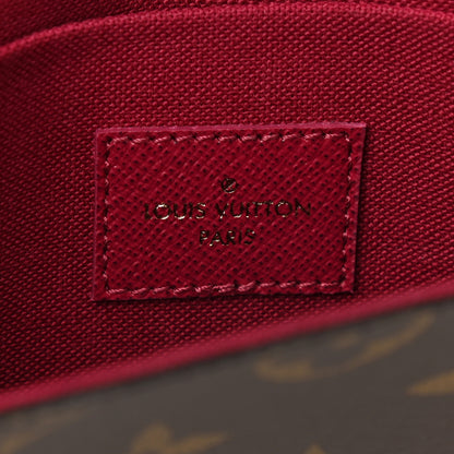 Louis Vuitton Monogram Pochette Felicie Chain Wallet Fuchsia 8 of 13