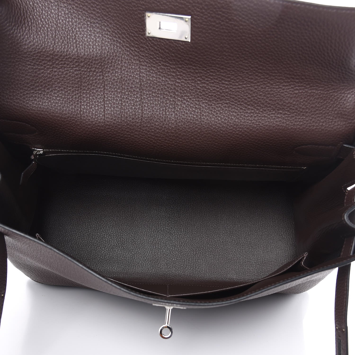 Hermes Togo Kelly Retourne 40 Chocolate 7 of 31