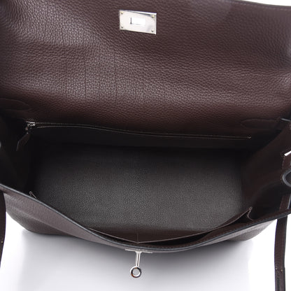 Hermes Togo Kelly Retourne 40 Chocolate 7 of 31