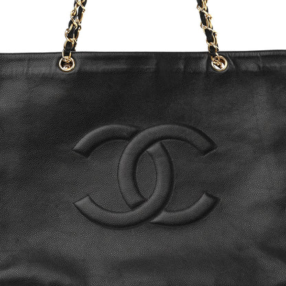 Chanel Caviar CC Tote Black 9 of 13