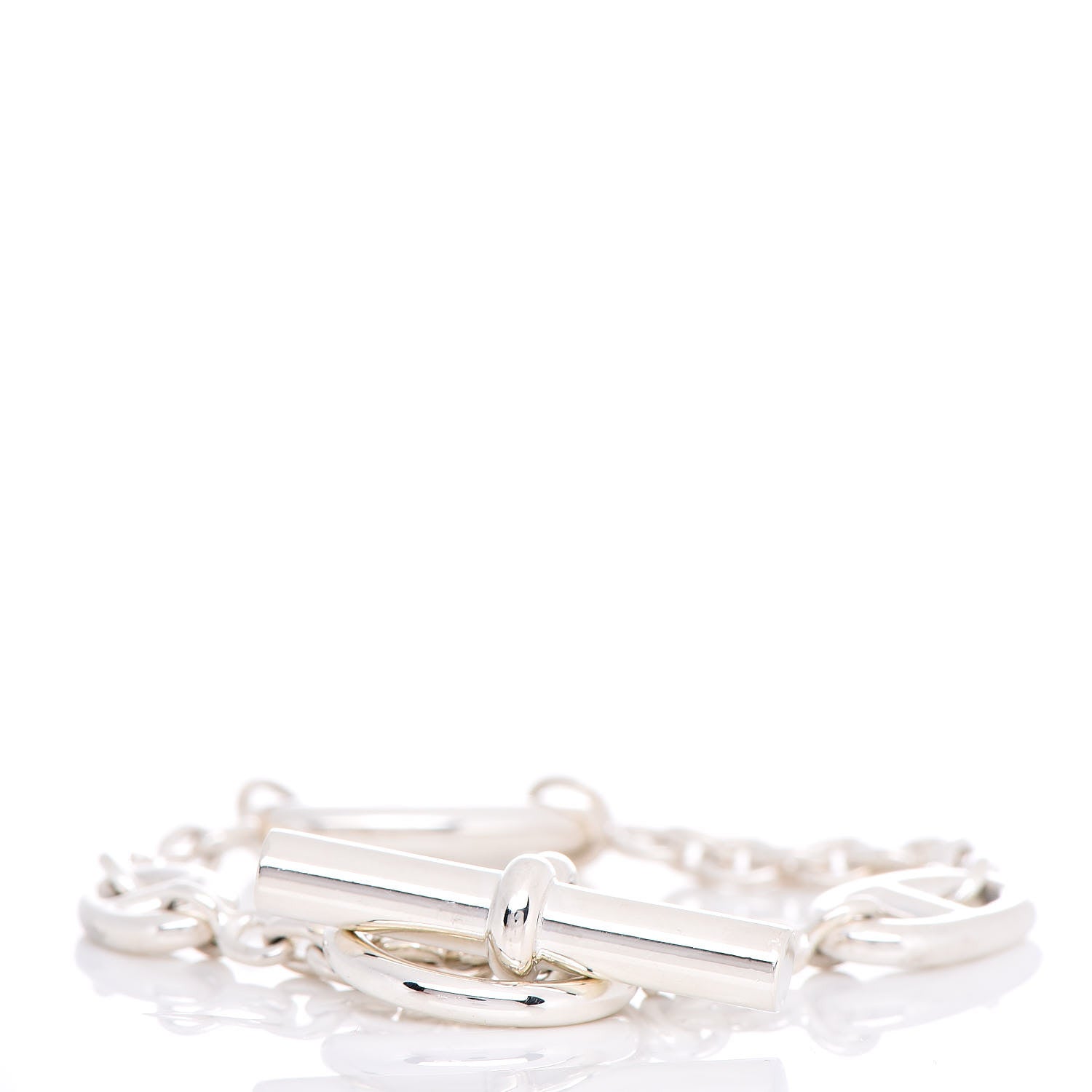 Hermes Sterling Silver Farandole Bracelet ST 3 of 6